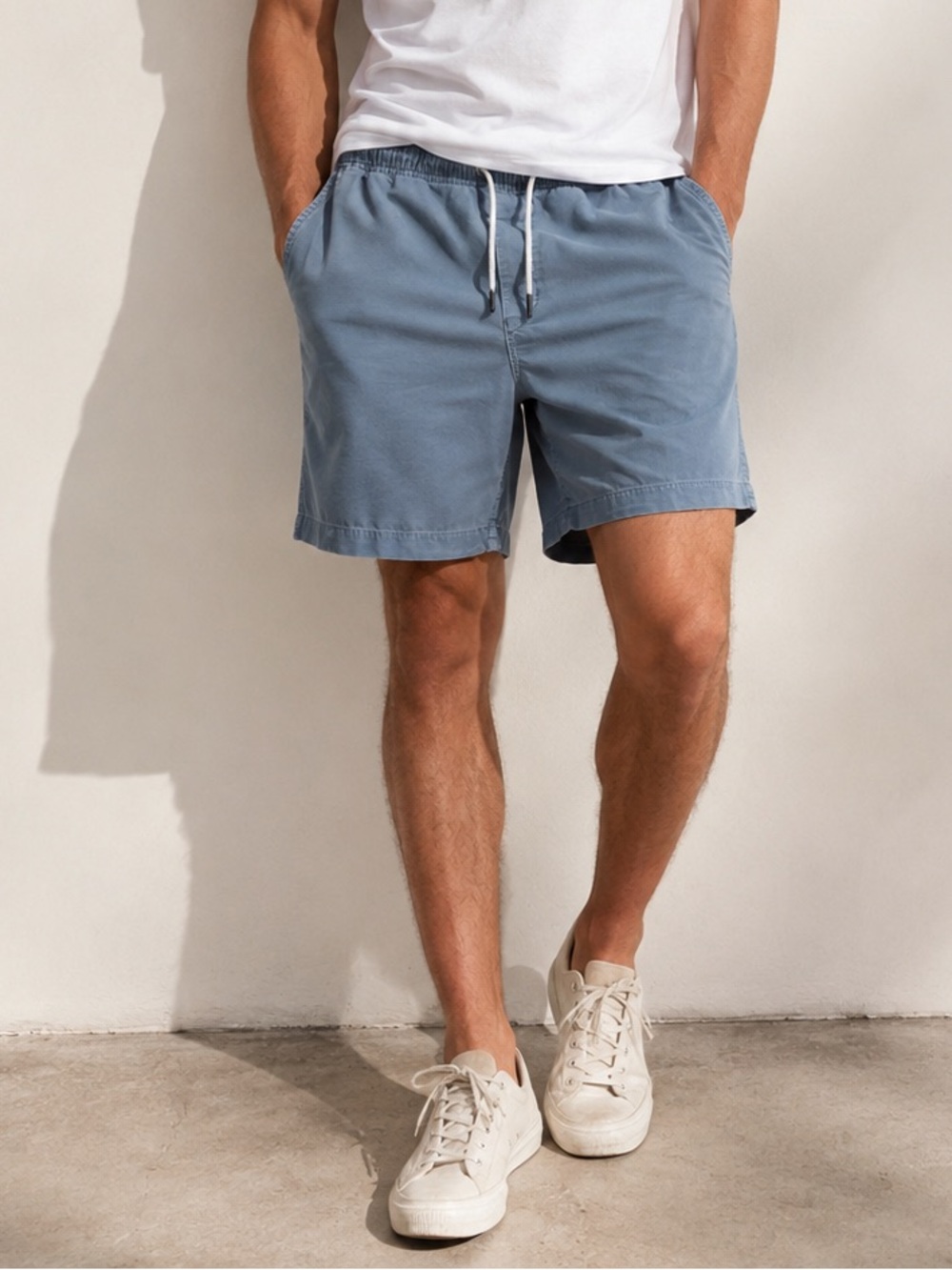 American Eagle Outfitters Light Blue Flex Waistband Shorts |S|